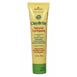 ClayBrite Natural Clay Toothpaste by ZionHealth 3.2 oz